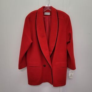 Dumas Vintage Wool Blend Double Breasted Coat